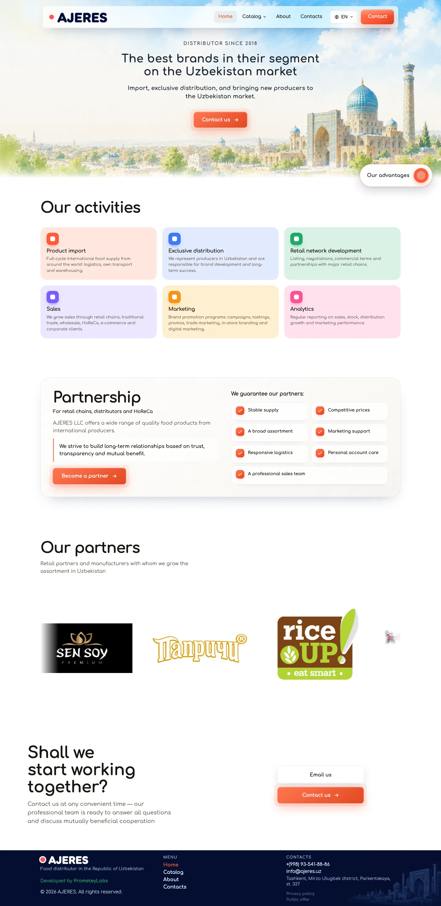 AJERES — food distributor